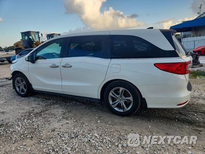 Drugie zdjęcie samochodu z przodu: 2018 HONDA ODYSSEY EXL VIN:5FNRL6H76JB017178 - miniatura