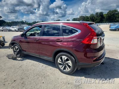 Drugie zdjęcie samochodu z przodu: 2016 HONDA CR-V TOURING VIN:5J6RM3H91GL008093 - miniatura