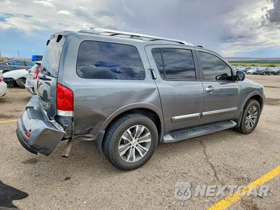 Trzecie zdjęcie samochodu z tyłu: 2015 NISSAN ARMADA SL VIN:5N1BA0NC2FN608778 - miniatura