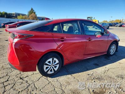 Trzecie zdjęcie samochodu z tyłu: 2018 TOYOTA PRIUS TWO VIN:JTDKBRFU7J3083010 - miniatura