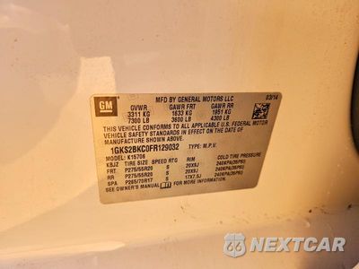 Zdjęcie 13 z 13 samochodu: 2015 GMC YUKON SLT VIN:1GKS2BKC0FR129032 - miniatura