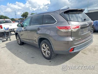 Drugie zdjęcie samochodu z przodu: 2015 TOYOTA HIGHLANDER XLE VIN:5TDKKRFH3FS071574 - miniatura
