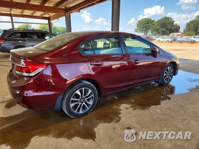 Trzecie zdjęcie samochodu z tyłu: 2014 HONDA CIVIC EX VIN:19XFB2F86EE014500 - miniatura