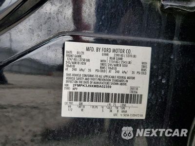Zdjęcie 13 z 13 samochodu: 2021 FORD EDGE SEL VIN:2FMPK3J9XMBA02359 - miniatura