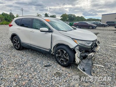 Czwarte zdjęcie samochodu z boku: 2018 HONDA CR-V TOURING VIN:5J6RW1H96JL006474 - miniatura
