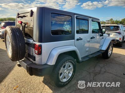 Trzecie zdjęcie samochodu z tyłu: 2008 JEEP WRANGLER UNLIMITED SAHARA VIN:1J8GA59198L652431 - miniatura