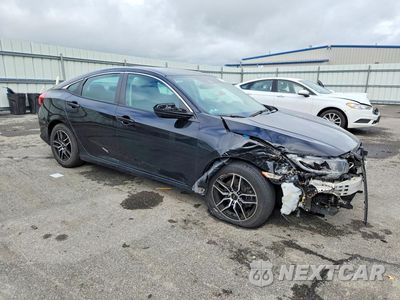 Czwarte zdjęcie samochodu z boku: 2019 HONDA CIVIC LX VIN:2HGFC2F68KH594796 - miniatura