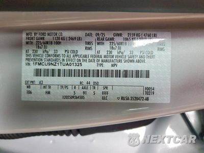 Zdjęcie 13 z 13 samochodu: 2026 FORD ESCAPE ST LINE SELECT VIN:1FMCU9NZ1TUA01325 - miniatura