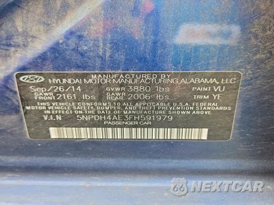 Zdjęcie 12 z 12 samochodu: 2015 HYUNDAI ELANTRA SE VIN:5NPDH4AE3FH591979 - miniatura