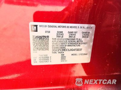 Zdjęcie 12 z 12 samochodu: 2018 CHEVROLET SILVERADO C1500 LT VIN:3GCPCREC1JG473237 - miniatura