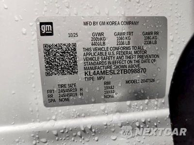 Zdjęcie 12 z 12 samochodu: 2026 BUICK ENCORE GX SPORT TOURING VIN:KL4AMESL2TB098870 - miniatura