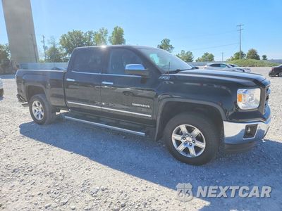 Czwarte zdjęcie samochodu z boku: 2014 GMC SIERRA K1500 SLT VIN:3GTU2VEC3EG317544 - miniatura