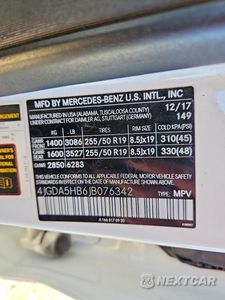 Zdjęcie 13 z 13 samochodu: 2018 MERCEDES-BENZ GLE 350 4MATIC VIN:4JGDA5HB6JB076342 - miniatura