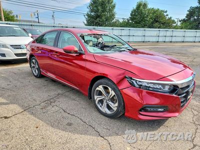 Czwarte zdjęcie samochodu z boku: 2018 HONDA ACCORD EXL VIN:1HGCV1F6XJA130882 - miniatura