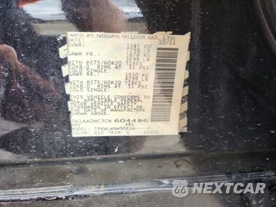 Zdjęcie 13 z 13 samochodu: 2012 NISSAN ARMADA SV VIN:5N1AA0NC3CN604486 - miniatura