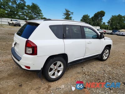 Trzecie zdjęcie samochodu z tyłu: 2014 JEEP COMPASS SPORT VIN:1C4NJDBBXED625479 - miniatura