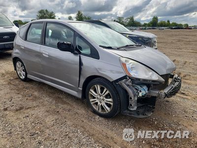 Czwarte zdjęcie samochodu z boku: 2009 HONDA FIT SPORT VIN:JHMGE88619S040711 - miniatura