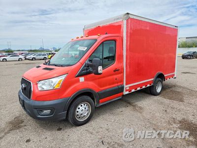 2020 FORD TRANSIT BOX TRUCK 1FDBF6P81LKA98109 - główne zdjęcie licytacji z USA - miniatura