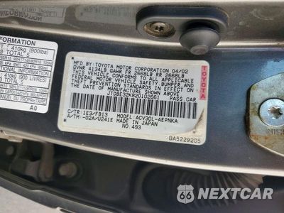 Zdjęcie 13 z 13 samochodu: 2002 TOYOTA CAMRY LE VIN:JTDBE32K820102661 - miniatura