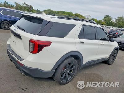 Trzecie zdjęcie samochodu z tyłu: 2020 FORD EXPLORER ST VIN:1FM5K8GC7LGA09431 - miniatura