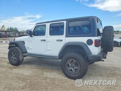 Drugie zdjęcie samochodu z przodu: 2018 JEEP WRANGLER UNLIMITED SPORT VIN:1C4HJXDG8JW124564 - miniatura