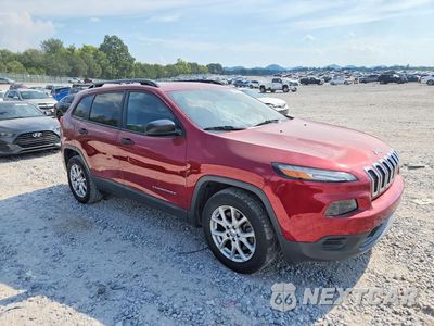 Czwarte zdjęcie samochodu z boku: 2017 JEEP CHEROKEE SPORT VIN:1C4PJLAB1HW662627 - miniatura