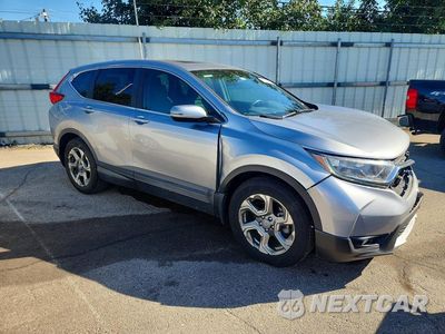 Czwarte zdjęcie samochodu z boku: 2019 HONDA CR-V EX VIN:5J6RW1H52KA021595 - miniatura