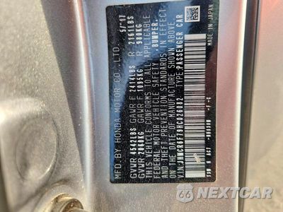 Zdjęcie 13 z 13 samochodu: 2017 HONDA ACCORD TOURING HYBRID VIN:JHMCR6F79HC026082 - miniatura