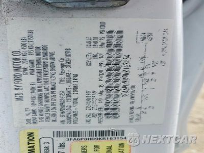 Zdjęcie 13 z 13 samochodu: 2019 FORD FUSION SE VIN:3FA6P0HD9KR163154 - miniatura