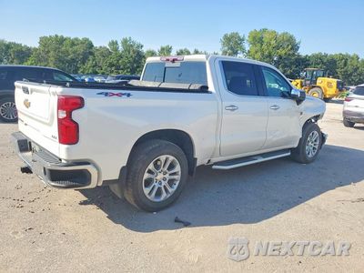 Trzecie zdjęcie samochodu z tyłu: 2022 CHEVROLET SILVERADO K1500 LTZ VIN:1GCUDGET5NZ579409 - miniatura