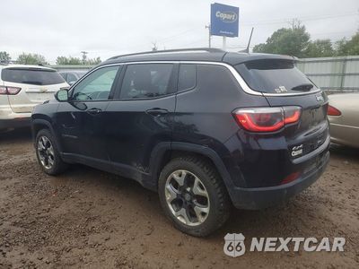Drugie zdjęcie samochodu z przodu: 2018 JEEP COMPASS LIMITED VIN:3C4NJDCB1JT336347 - miniatura