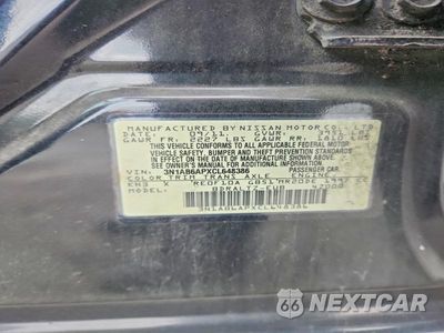 Zdjęcie 12 z 12 samochodu: 2012 NISSAN SENTRA 2.0 VIN:3N1AB6APXCL648386 - miniatura