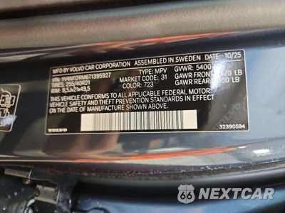 Zdjęcie 13 z 13 samochodu: 2026 VOLVO XC60 ULTRA VIN:YV4M12RM6T1395927 - miniatura