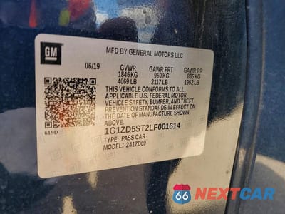 Zdjęcie 12 z 12 samochodu: 2020 CHEVROLET MALIBU LT VIN:1G1ZD5ST2LF001614 - miniatura