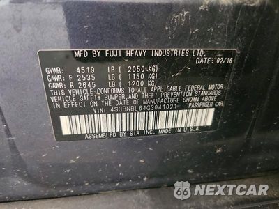 Zdjęcie 12 z 12 samochodu: 2016 SUBARU LEGACY 2.5I LIMITED VIN:4S3BNBL64G3041021 - miniatura