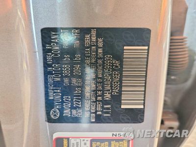 Zdjęcie 13 z 13 samochodu: 2023 HYUNDAI ELANTRA SEL VIN:KMHLM4AG4PU599939 - miniatura