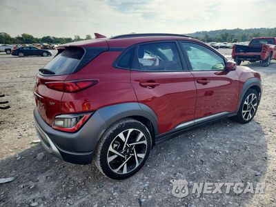 Trzecie zdjęcie samochodu z tyłu: 2022 HYUNDAI KONA LIMITED VIN:KM8K53A33NU756471 - miniatura