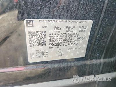 Zdjęcie 13 z 13 samochodu: 2018 CHEVROLET EQUINOX LT VIN:2GNAXSEV0J6255280 - miniatura