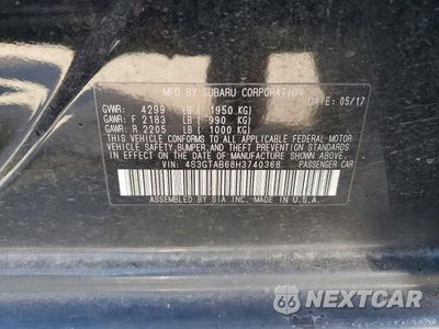 Zdjęcie 14 z 14 samochodu: 2017 SUBARU IMPREZA PREMIUM VIN:4S3GTAB68H3740368 - miniatura