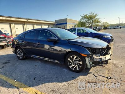 Czwarte zdjęcie samochodu z boku: 2017 HONDA CIVIC EX VIN:19XFC2F73HE035233 - miniatura