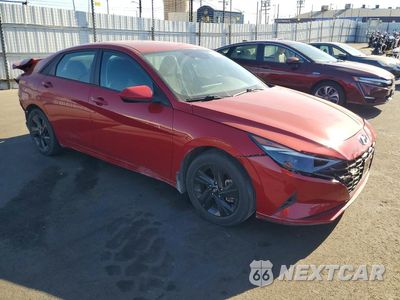 Czwarte zdjęcie samochodu z boku: 2022 HYUNDAI ELANTRA SEL VIN:KMHLM4AG2NU219042 - miniatura