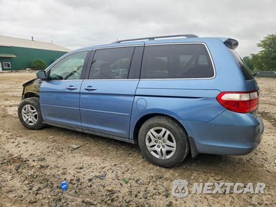 Drugie zdjęcie samochodu z przodu: 2007 HONDA ODYSSEY EXL VIN:5FNRL38657B001455 - miniatura