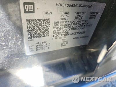 Zdjęcie 12 z 12 samochodu: 2021 CHEVROLET SILVERADO K1500 RST VIN:1GCUYEED6MZ352035 - miniatura