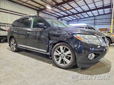 Czwarte zdjęcie samochodu z boku: 2015 NISSAN PATHFINDER S VIN:5N1AR2MN1FC647733 - miniatura