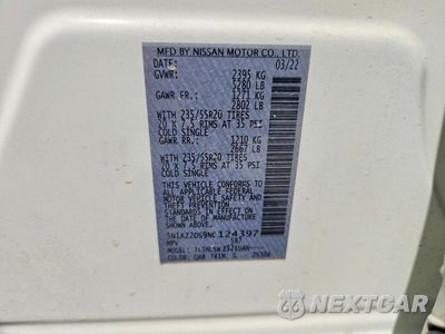 Zdjęcie 13 z 13 samochodu: 2022 NISSAN MURANO VIN:5N1AZ2DS9NC124397 - miniatura