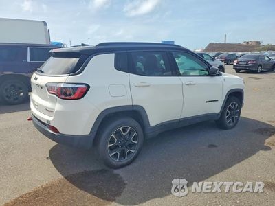 Trzecie zdjęcie samochodu z tyłu: 2019 JEEP COMPASS TRAILHAWK VIN:3C4NJDDB6KT618192 - miniatura