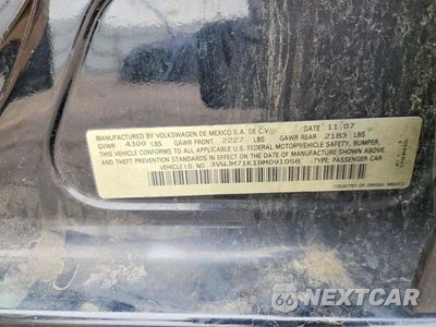 Zdjęcie 13 z 13 samochodu: 2008 VOLKSWAGEN JETTA S VIN:3VWJM71K18M091058 - miniatura