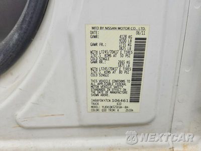 Zdjęcie 13 z 13 samochodu: 2012 NISSAN NV 2500 HD S VIN:1N6BF0KY7CN106461 - miniatura