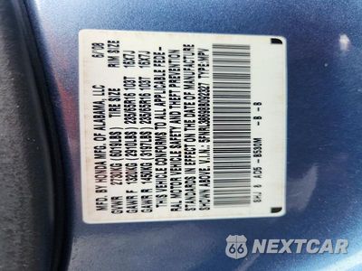 Zdjęcie 13 z 13 samochodu: 2008 HONDA ODYSSEY EXL VIN:5FNRL38698B092327 - miniatura