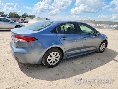 Trzecie zdjęcie samochodu z tyłu: 2020 TOYOTA COROLLA L VIN:JTDDPRAE1LJ077938 - miniatura